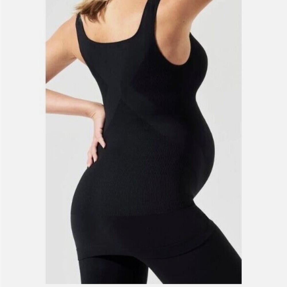 BLANQI Maternity Belly Support Tank Top Black Small - Picture 2 of 7